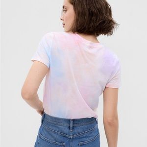 100% organic cotton tie dye crew neck t-shirt the Gap size XL